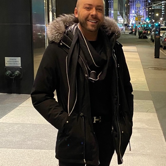 Down Parka With Detachable Fur Hood 